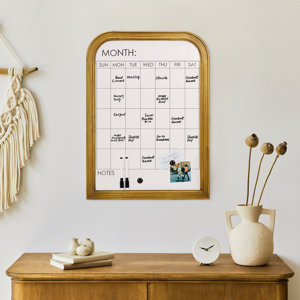 WallBeyond International Bulletin Board Whiteboard Dry Erase Calendar